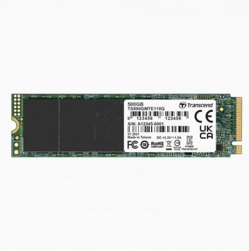 SSD-накопичувач Transcend 110Q 2280 PCIe Gen3 x4 NVMe 500GB (TS500GMTE110Q)