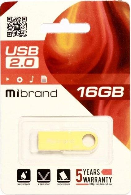 Флешка USB Mibrand Puma 16GB Gold (MI2.0/PU16U1G)