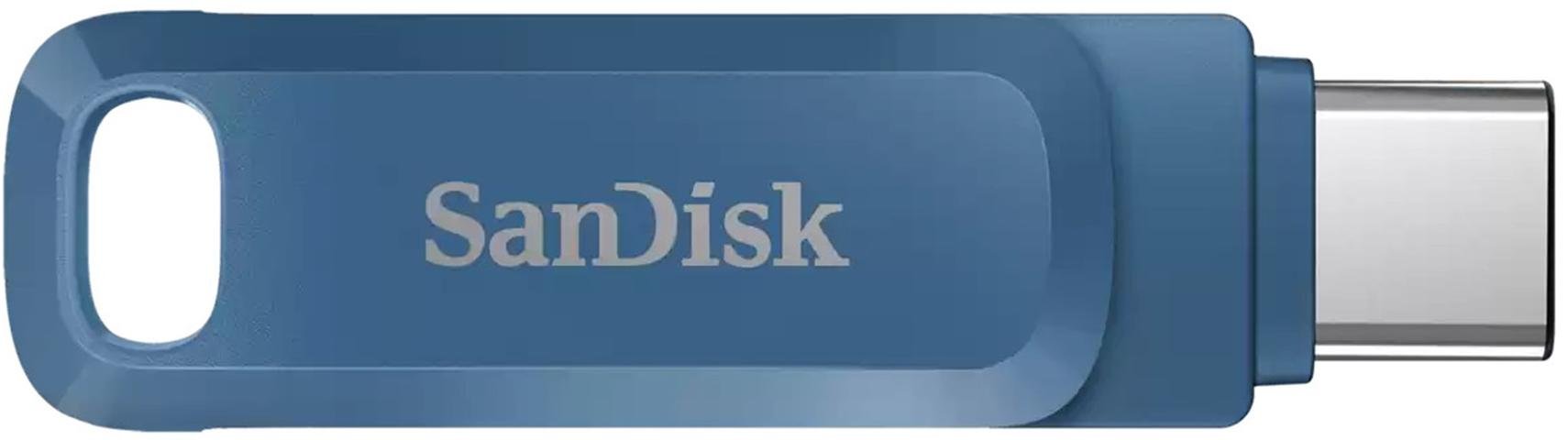  Флешка USB SanDisk Ultra Dual Drive Go OTG 32GB Navy Blue