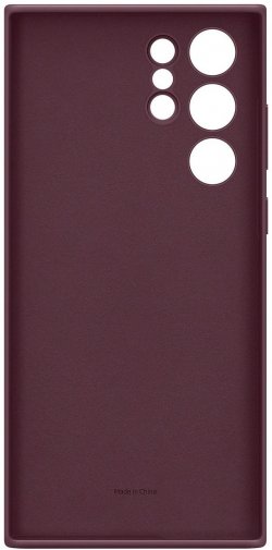 Чохол Samsung for Galaxy S22 Ultra - Silicone Cover Burgundy (EF-PS908TEEGRU)