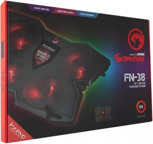 Фото: Підставка для ноутбука Marvo FN-38 Fan (FN-38 MARVO) № 9 | KTC