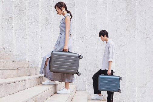 Дорожня сумка Xiaomi Ninetygo 1A Suitcase 26inch Sky Grey (6972619238805)