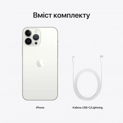 Фото: Смартфон Apple iPhone 13 Pro Max 128GB Silver (MLL73) № 20 | KTC