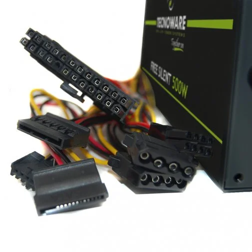 Фото: Блок живлення Tecnoware 500W Free Silent Together On (FAL506FS12B) № 8 | KTC