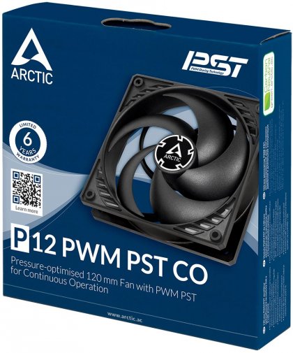 Вентилятор для корпуса Arctic P12 PWM PST CO Black (ACFAN00121A)