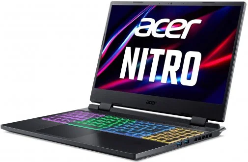 Фото: Ноутбук Acer Nitro 5 AN515-58-563S NH.QLZEU.00A Black - 15.6" IPS 144 Гц / Intel Core i5 / i5-12450H / DDR5 8 ГБ / PCI-E SSD 512 ГБ / GeForce RTX 4050 № 12 | KTC