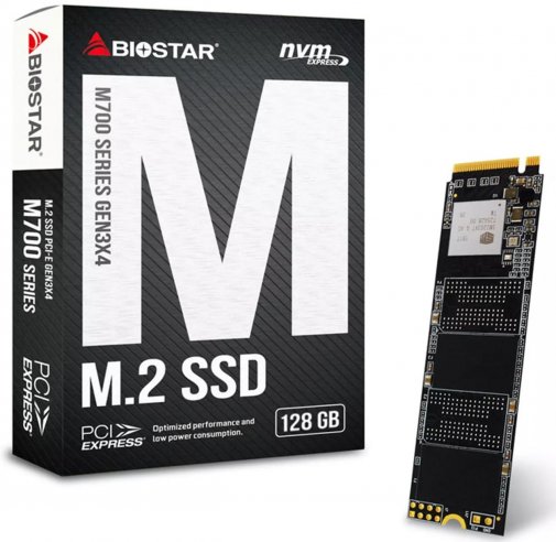 SSD-накопичувач Biostar M700 2280 PCIe 3.0 x4 128GB (M700-128GB)