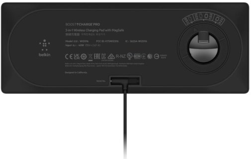 Док-станція Belkin 3in1 MagSafe Stand Black (WIZ016vfBK)