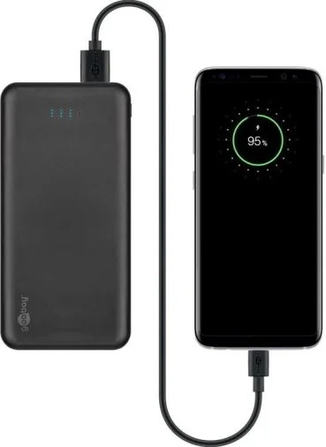 Фото: Батарея універсальна Wentronic Goobay Slimline 10000mAh Black (40891) № 7 | KTC