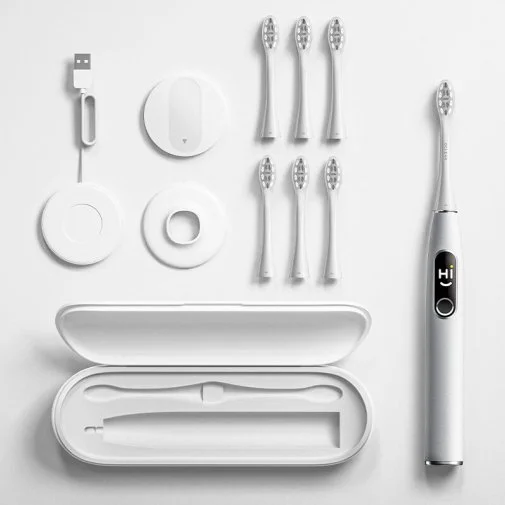Фото: Електрична зубна щітка Oclean X Pro Elite Premium Set Grey (Oclean X Pro Elite Premium Set Grey) № 12 | KTC