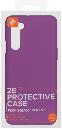 Чохол 2E for OnePlus Nord AC2003 - Basic Solid Silicon Purple (2E-OP-NORD-OCLS-PR)