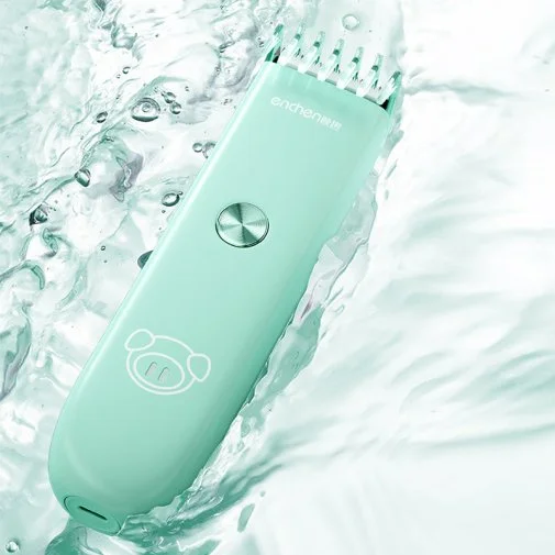Фото: Дитяча машинка для підстригання волосся Xiaomi ENCHEN YOYO Green № 12 | KTC