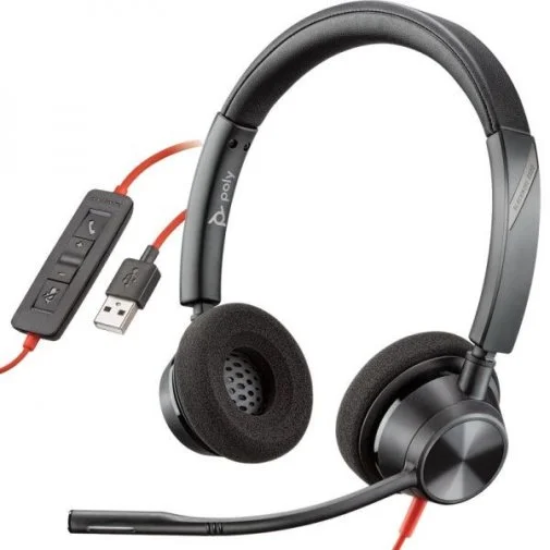 Фото: Гарнітура Plantronics Blackwire 3320-M USB-A Black (214012-01) № 6 | KTC