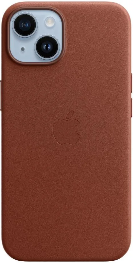 Фото: Чохол Apple for iPhone 14 Plus - Leather Case with MagSafe Umber (MPPD3) № 7 | KTC