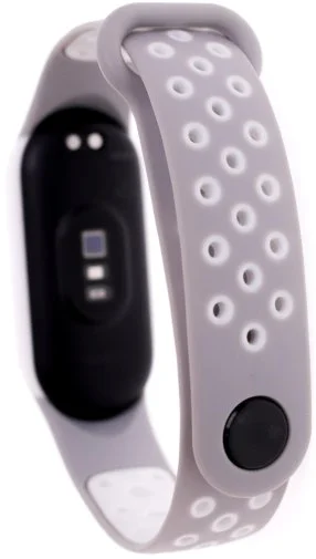 Фото: Ремінець Climber for Xiaomi Mi Band 5/6/7 - Nike Grey white № 5 | KTC