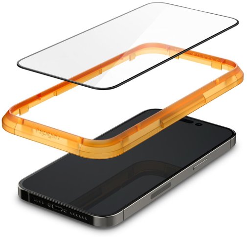 Захисне скло Spigen for Apple iPhone 14 Pro - Glas tR Align Master FC Black 2 Pack (AGL05216)