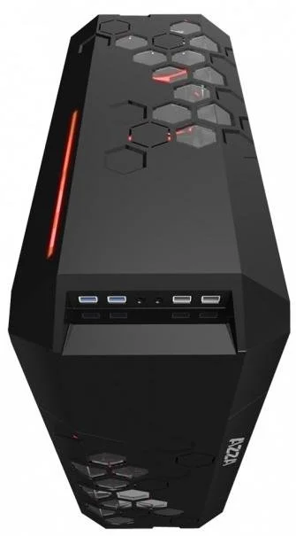 Фото: Корпус AZZA Storm 6000 RGB Black with window (CSAZ-6000RGB-B) № 9 | KTC