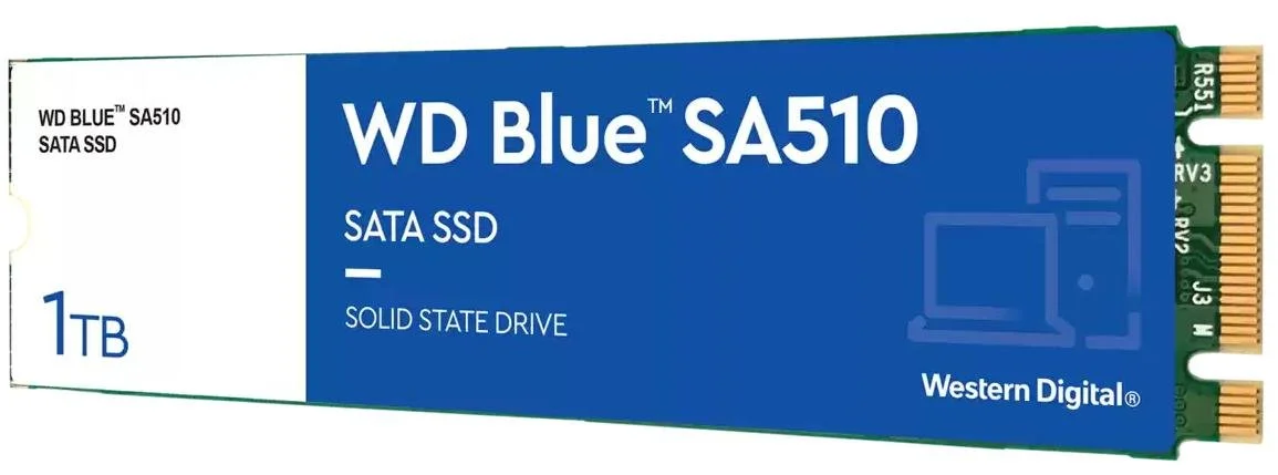 Фото: SSD-накопичувач Western Digital Blue SA510 2280 SATA III 1TB (WDS100T3B0B) № 6 | KTC