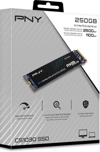 SSD-накопичувач PNY CS1030 2280 PCIe 3.0 x4 250GB (M280CS1030-250-RB)