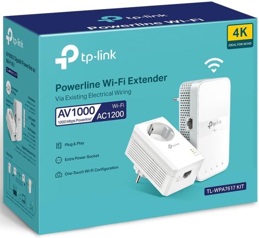 Powerline адаптер TP-Link TL-WPA7617 KIT