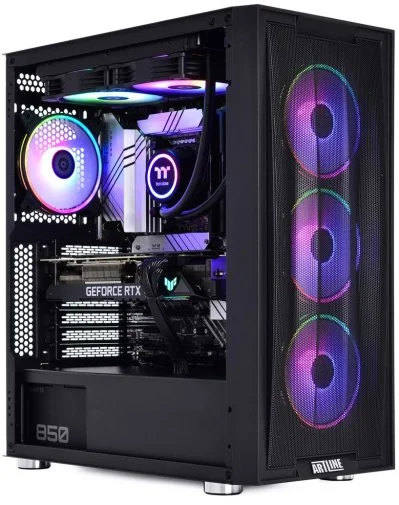 Фото: Персональний комп'ютер ARTLINE Gaming X97 (X97v76) - Intel Core i7 i7-13700KF / 64 ГБ DDR4 / HDD + SSD 2 ТБ + 480 ГБ / Nvidia / GeForce RTX 4070 Ti, 12 ГБ / Intel Z690 / 800 Вт № 6 | KTC