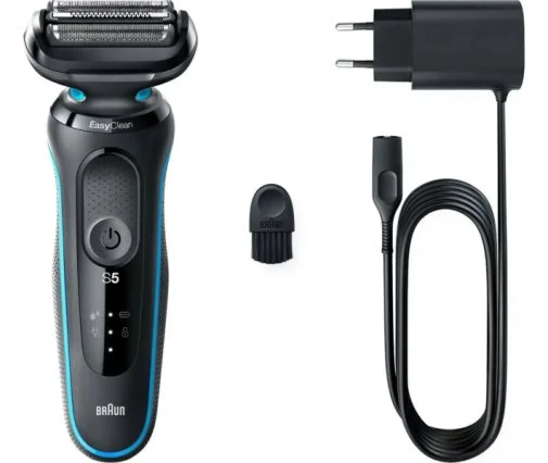 Фото: Електробритва Braun Series 5 51-M1000s Flex Wet/Dry Black/Mint (81770268) № 12 | KTC
