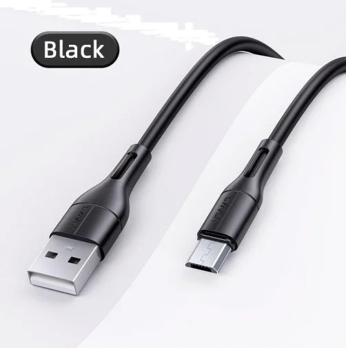 Фото: Кабель Usams US-SJ502 U68 2A AM / Micro USB 1m Black (SJ502USB01) № 6 | KTC