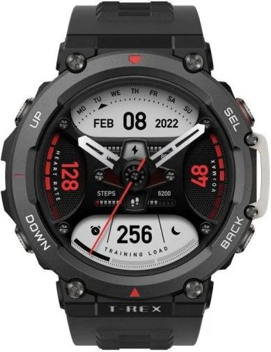 Фото: Смарт годинник Amazfit T-Rex 2 Ember Black № 8 | KTC