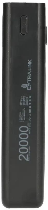 Батарея універсальна ExtraLink EPB-092 20000mAh Black (5903148919652)