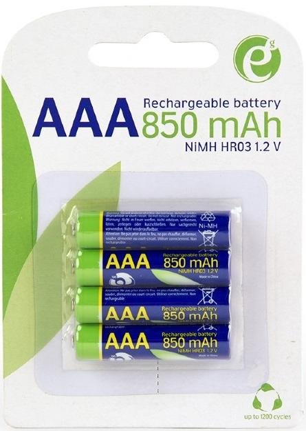 Акумулятор EnerGenie Ni-MH HR03 (AAA) 850mAh (BL/4)