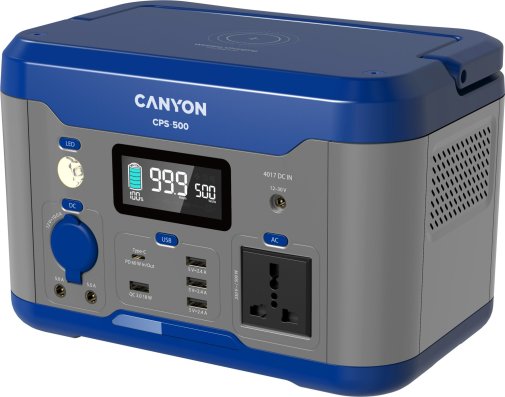 Зарядна станція Canyon CPS-500 515Wh 139200mAh 500W (CND-PS15UNS)