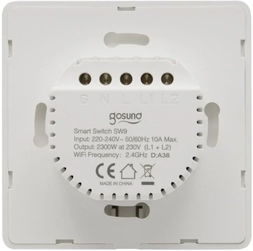 Фото: Вимикач Gosund Light Switch 2 buttons White № 8 | KTC