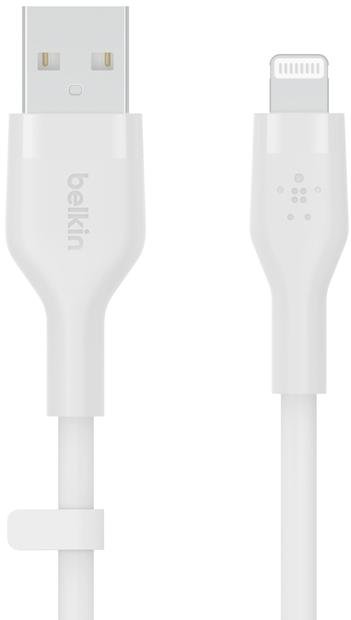 Кабель Belkin Silicone AM / Lightning MFI 3m White (CAA008BT3MWH)