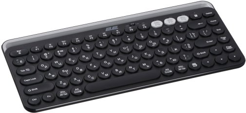 Клавіатура компактна 2E KS250 Wireless Black (2E-KS250WBK)
