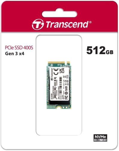 SSD-накопичувач Transcend 400S 2242 PCIe 3.0 x4 NVMe 512GB (TS512GMTE400S)