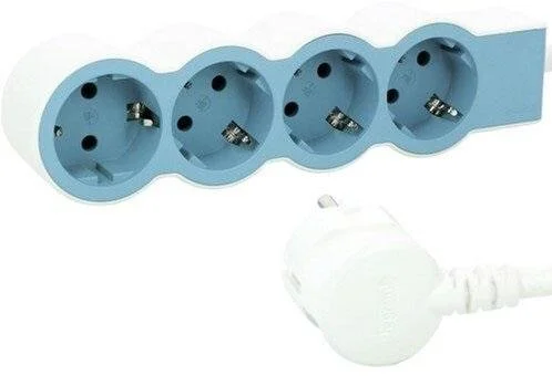 Фото: Мережевий фільтр Legrand 4/1.5m White/Blue (694554) № 7 | KTC