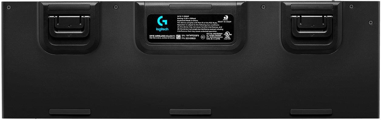 Клавіатура Logitech G915 Lightspeed RGB Mechanical US International Tactile Wireless Black (920-008910)