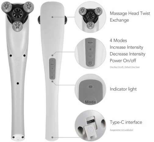 Фото: Масажер для тіла Naipo XF-5120 № 14 | KTC