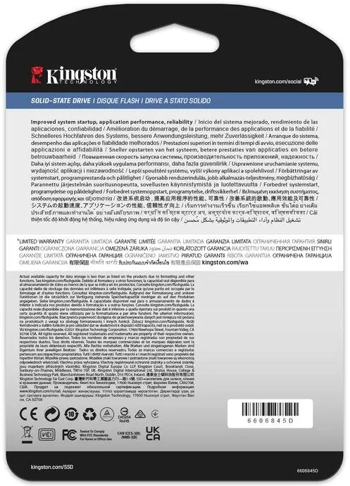 Фото: SSD-накопичувач Kingston DC600M SATA III 7.68TB ( SEDC600M/7680G) № 8 | KTC