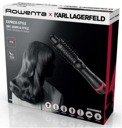 Фото: Фен-щітка Rowenta x Karl Lagerfeld Express Style (CF635LF0) № 19 | KTC