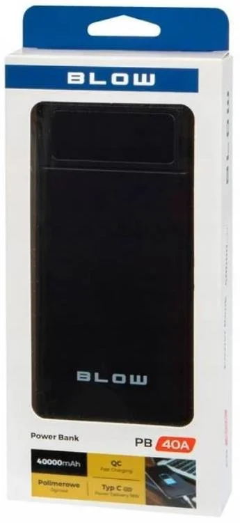 Фото: Батарея універсальна Blow PB40A 40000mAh Black (PB40AB) № 5 | KTC