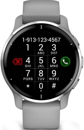 Смарт годинник Garmin Venu 2 Plus Powder Gray Passivated (010-02496-10)