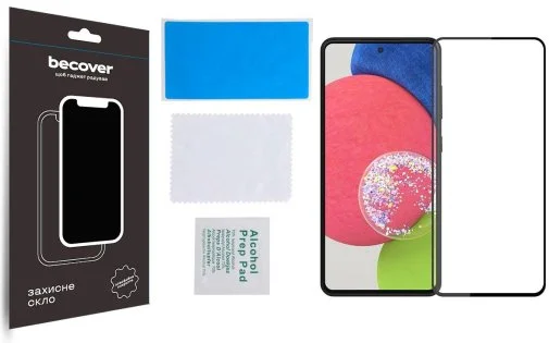 Фото: Захисне скло BeCover for Samsung A54 5G SM-A546 - Black (708841) № 7 | KTC