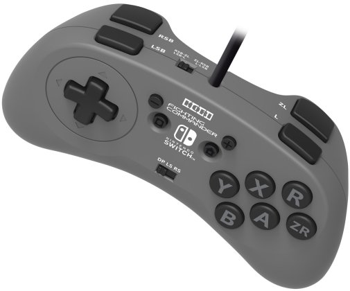 Геймпад Hori Fighting Commander for Nintendo Switch Grey (NSW-244U)