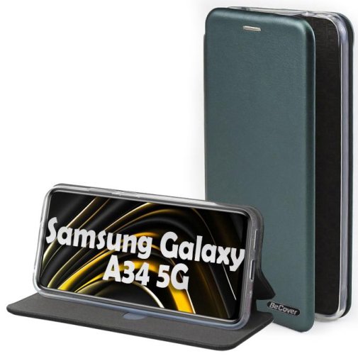 Чохол BeCover for Samsung A34 5G SM-A346 - Exclusive Dark Green (709032)