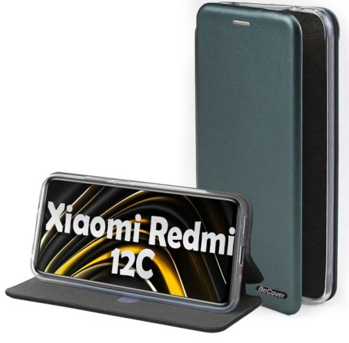 Чохол BeCover for Xiaomi Redmi 12C - Exclusive Dark Green (709065)