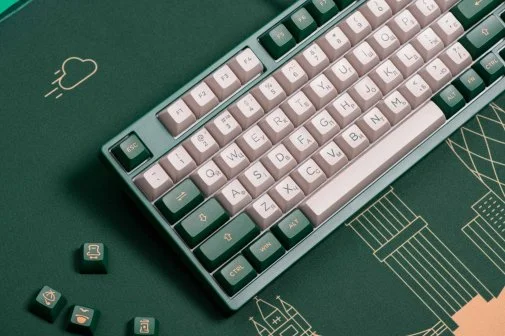 Фото: Клавіатура Akko 3098S London 98Key CS Silver Hot-Swap RGB ENG/UKR White/Green (6925758616836) № 25 | KTC