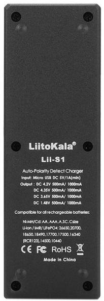  Зарядний пристрій LiitoKala Lii-S1