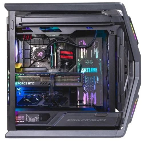 Фото: Персональний комп'ютер ARTLINE Overlord HYPERION (Hyperionv04) - Intel Core i9 i9-13900KF / 96 ГБ DDR5 / PCI-E SSD 2 ТБ + 1 ТБ / Nvidia / GeForce RTX 4090, 24 ГБ / Intel Z790 / 1000 Вт № 12 | KTC