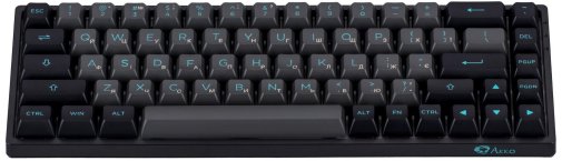 Клавіатура Akko 3068B Plus Black/Cyan 68Key CS Jelly Pink RGB ENG/UKR Black (6925758618953)